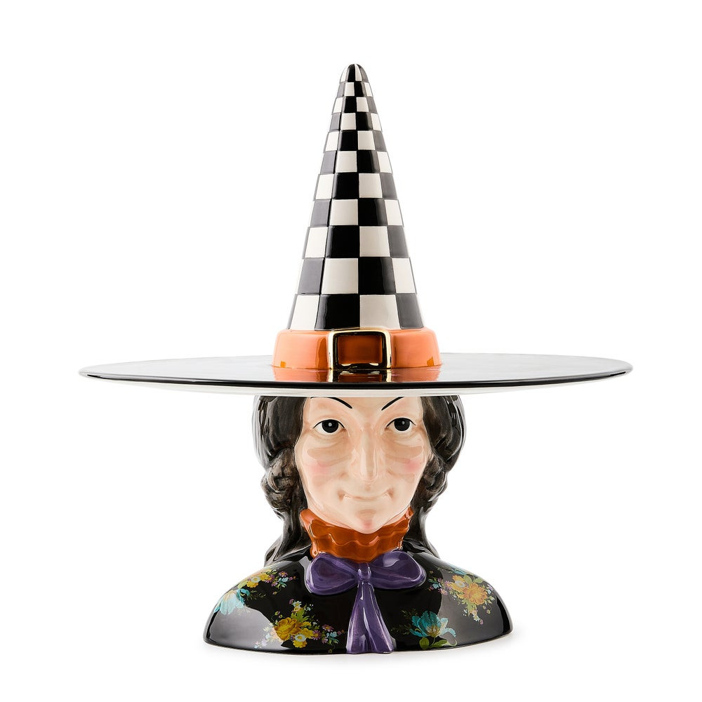 Greta Witch Ceramic Serving Stand | MacKenzie-Childs