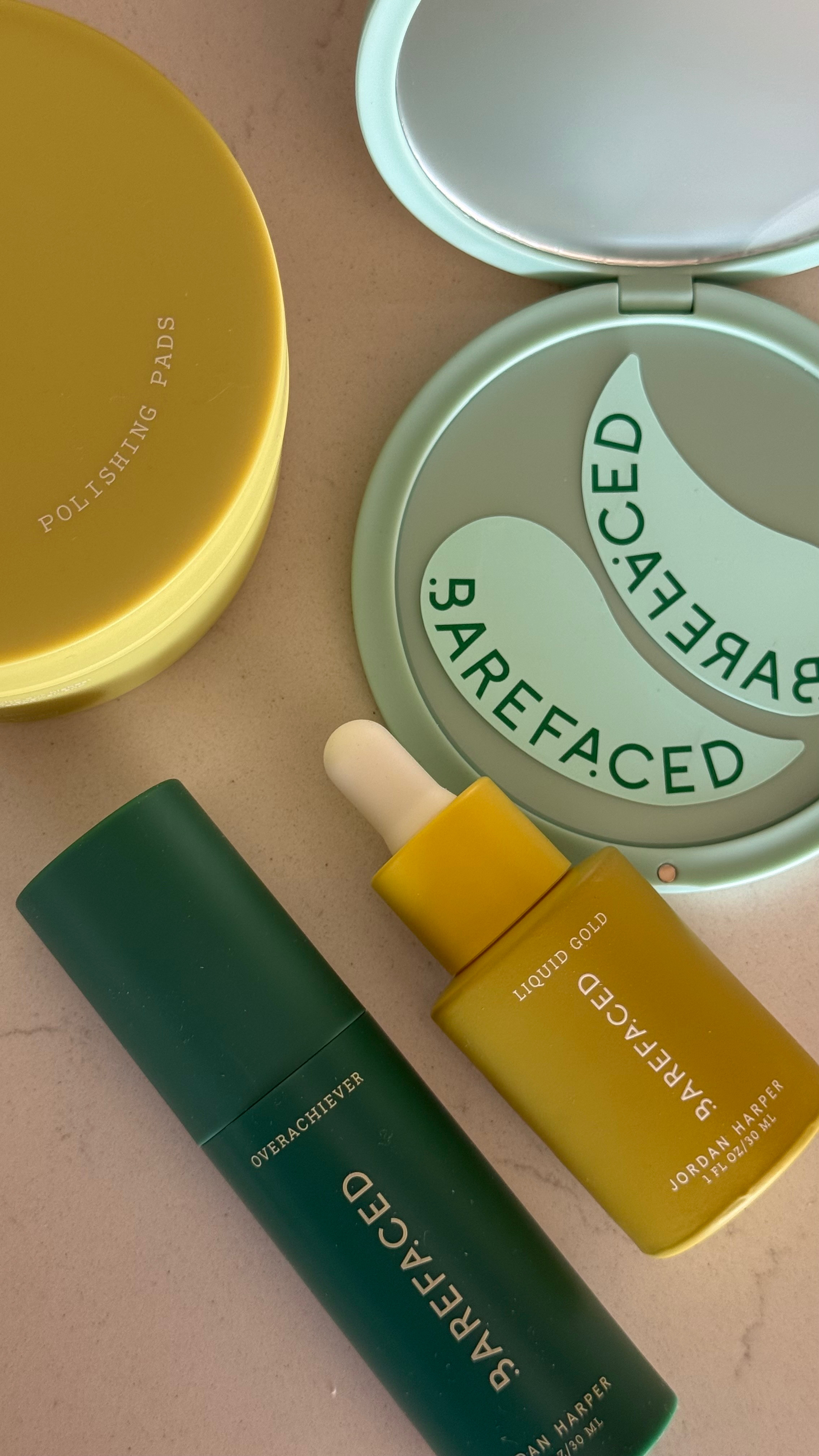 Freshly delivered skincare! Trying Barefaced for the first time. Main reason to order was I wanted to try these body polishing pads. They sent reusable eye masks free with purchase, which is amazing!  

 #LTKmorningroutine #LTKselfcare #LTKBeauty