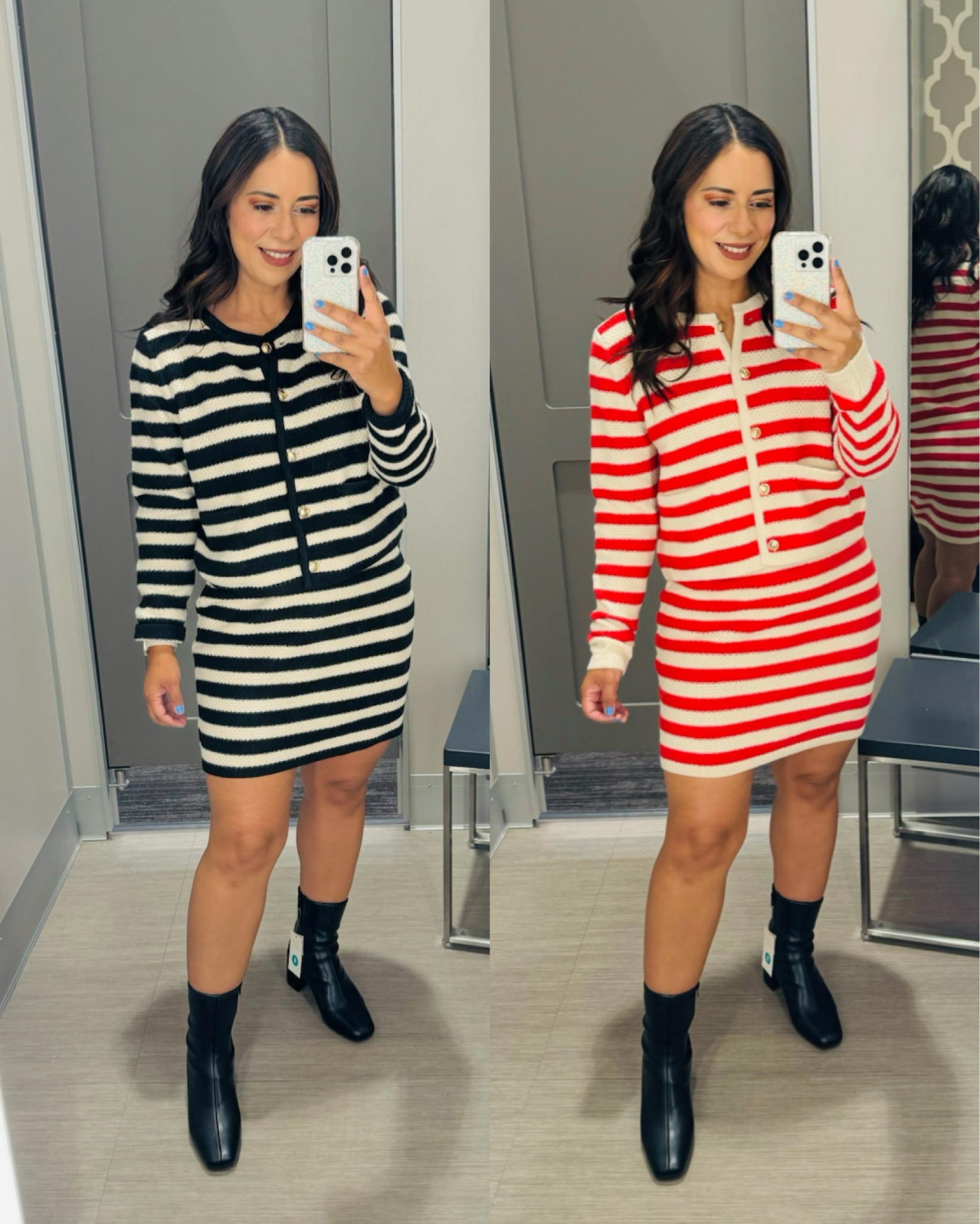 Stripes and sophistication – bringing effortless chic to every step. This matching set is the perfect combo of cozy and classy. Who else is loving the matchy-matchy vibes? 💫

#LTKStyleTip #LTKWorkwear #LTKFallSale