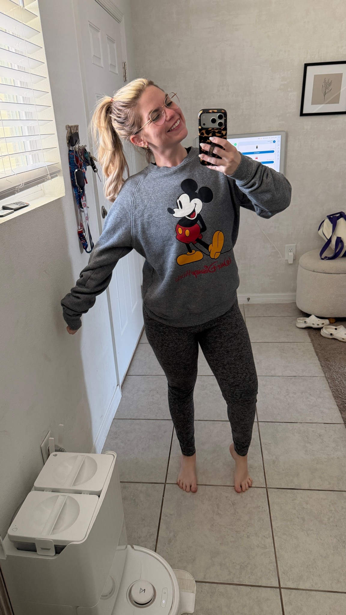 ☕️✨ Dropped the boys off at school and slipped right into my day-in-the-life uniform — this cozy Mickey Mouse sweatshirt from Disney Parks. It’s seriously the comfiest thing ever and perfect for chilly mornings, errands, or just being in your mom era 🤍🐭

It’s on sale now for Black Friday, so I linked it on my LTK before it sells out!
#LTKHoliday #LTKBlackFriday #DisneyParksStyle #MickeyMouseSweatshirt #GiftsForHer #CozyFinds #MomStyle #LTKSaleAlert

#LTKootd #LTKCyberWeek #LTKdayinmylife