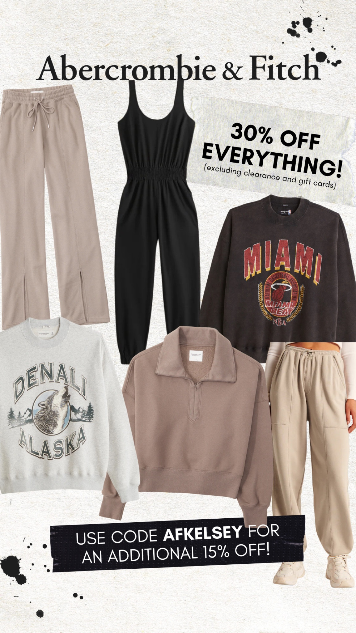 Code ‘AFKELSEY’ applied at checkout will get you an additional 15% off - so 45% off site wide + free shipping. Code is valid 11/23-11/28 🖤 

#LTKSeasonal #LTKGiftGuide #LTKHoliday