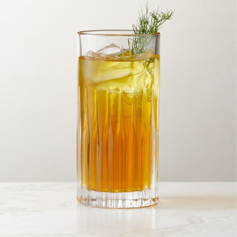Clarion Modern Cooler Glass + Reviews | CB2 | CB2