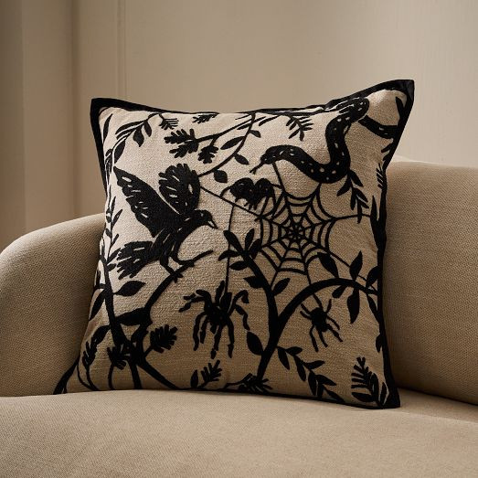 Spooky Toile Pillow Cover | West Elm (US)