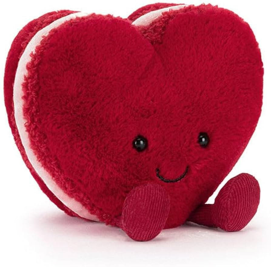 Jellycat Amuseables Arlette Heart Macaron Plush 3 inch | Amazon (US)