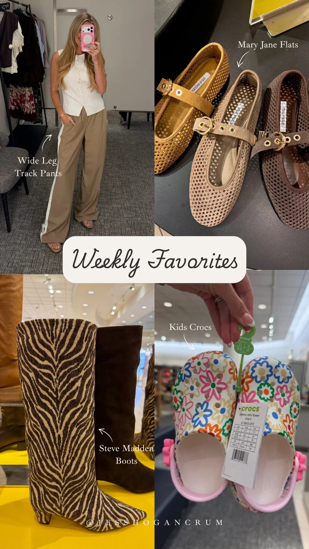 things y'all are loving this week!

N sale, Nordstrom sale, kids crocs, fall outfits, zebra boots, track pants, mary jane flats, steve madden, Jess Crum 

 #LTKootd #LTKSeasonal #LTKSaleAlert