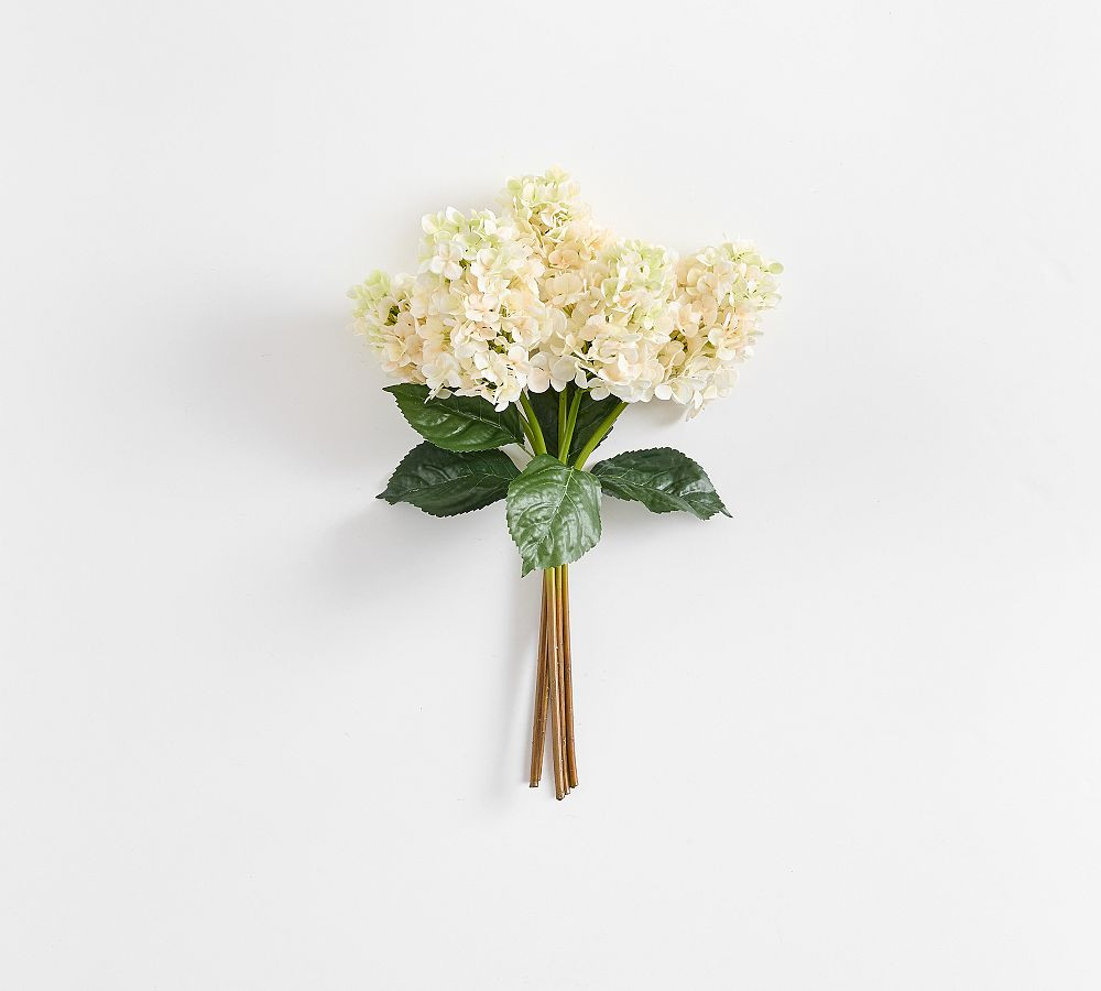 Faux Cream Cone Hydrangea Bundle | Pottery Barn CA