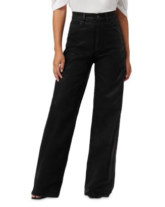 Joe's Jeans The Mia Petite High Rise Wide Leg Coated Jeans in Black  | Bloomingdale's Women | Bloomingdale's (US)