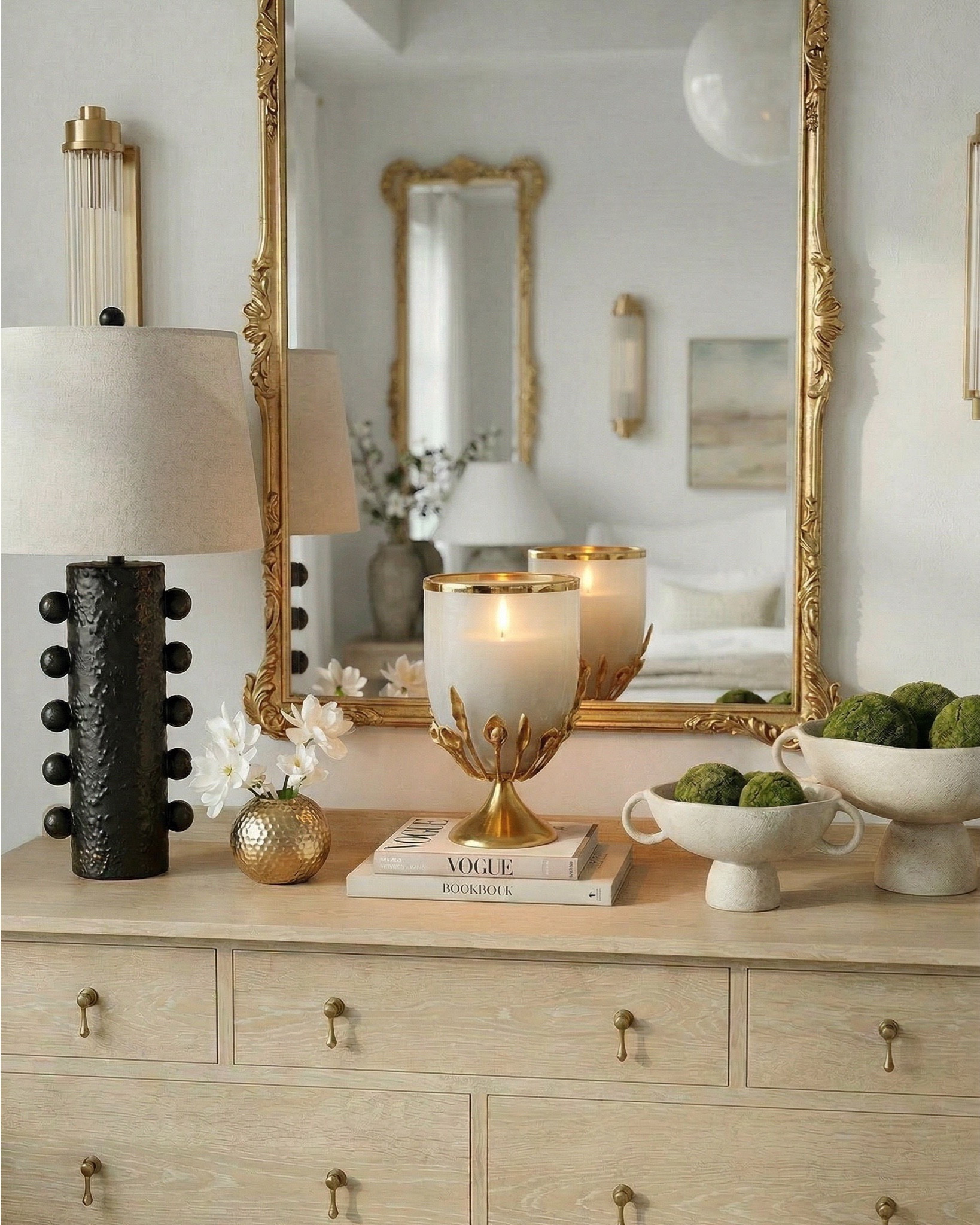 Shop the look:
* light wood rectangular dining table
* solid oak dining table modern rustic
* cane back dining chairs natural wood
* woven rattan dining chairs beige seat
* light wood sideboard buffet cabinet
* modern rustic wood cabinet storage
* * arched wood shelving unit built in look
* brass modern chandelier linear arms
* gold minimalist candle chandelier
* brass wall sconces glass shade
* black table lamp pleated shade
* neutral abstract wall art framed
* large ceramic vase black matte
* decorative elephant figurine gold
* coffee table decor bowls black stone
* * ceramic pottery vases modern organic
* distressed beige gray rug traditional pattern
* upholstered bed cream fabric
* light wood nightstands 3 drawer
* boucle bench curved modern
* wood dresser light oak finish
* accent chair wood frame cream cushion
* white globe pendant light modern
* brass wall sconces cylindrical
* ceramic table lamps beige base
* vintage gold ornate mirrors wall
* neutral landscape wall art painting
* large ceramic vase textured beige
* woven basket planter natural
* decorative tray with books
* stone decor bowl
* chunky knit throw blanket beige
* textured accent pillows cream beige
* faded traditional rug beige gray


#LTKSaleAlert

#LTKsale #LTKhome #LTKstyletip