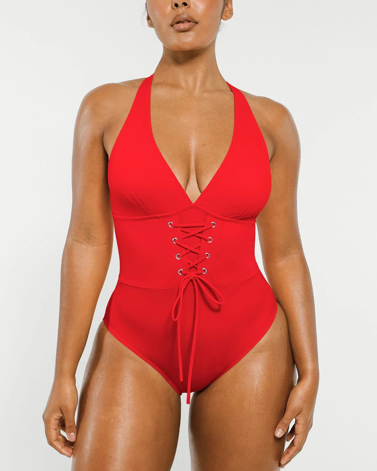 Smart Sculpt Plunge Corset Shaping Swimsuit | Shapellx Affiliate Program