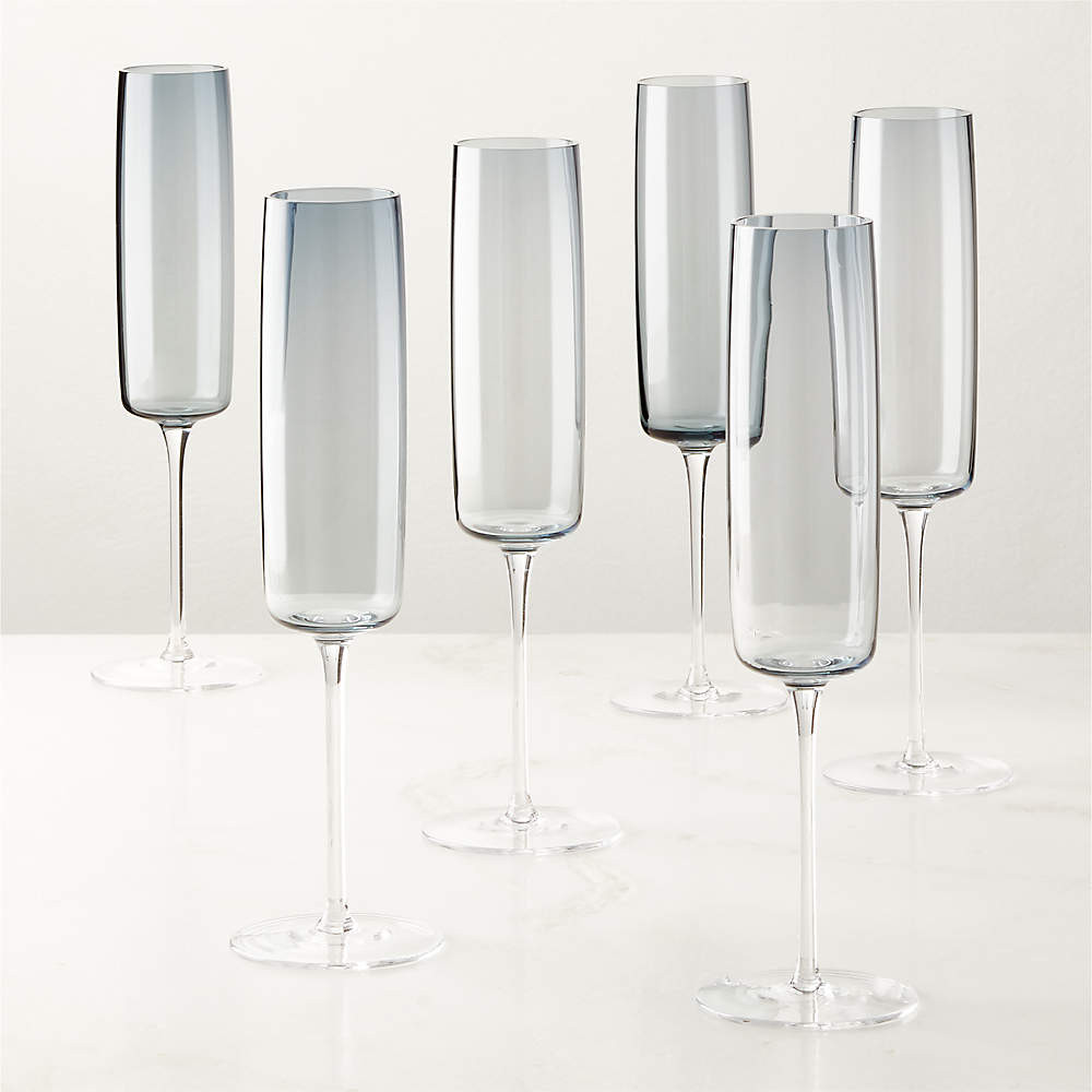 Juliet Modern Champagne Flute + Reviews | CB2 | CB2