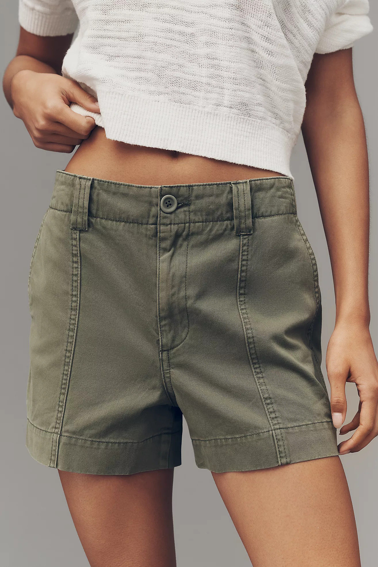 Pistola Mason Cotton Shorts | Anthropologie (US)