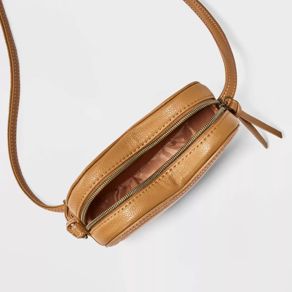 Girls' Heart Shaped Crossbody Bag - Cat & Jack™ Brown | Target