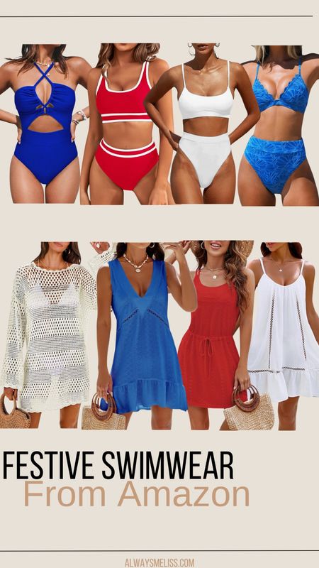 Memorial Day and 4th of July will be here before we know it! Rounding up some super cute swim for the holidays. All from Amazon!

Swimsuits 
Women’s Cover Ups
Memorial Day Swim

#LTKStyleTip #LTKFindsUnder100 #LTKSeasonal