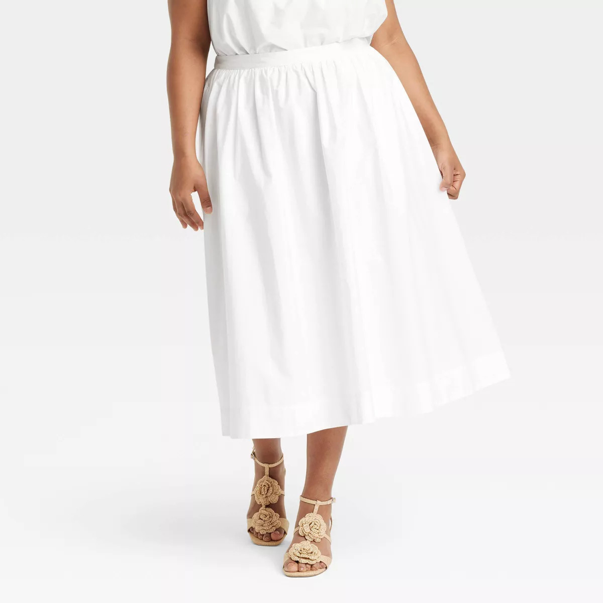 Women's Midi Picnic A-Line Skirt - A New Day™ | Target