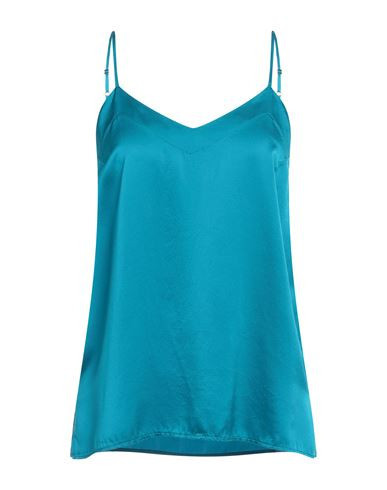 Forte_forte Woman Top Turquoise Size 0 Silk | YOOX (US)
