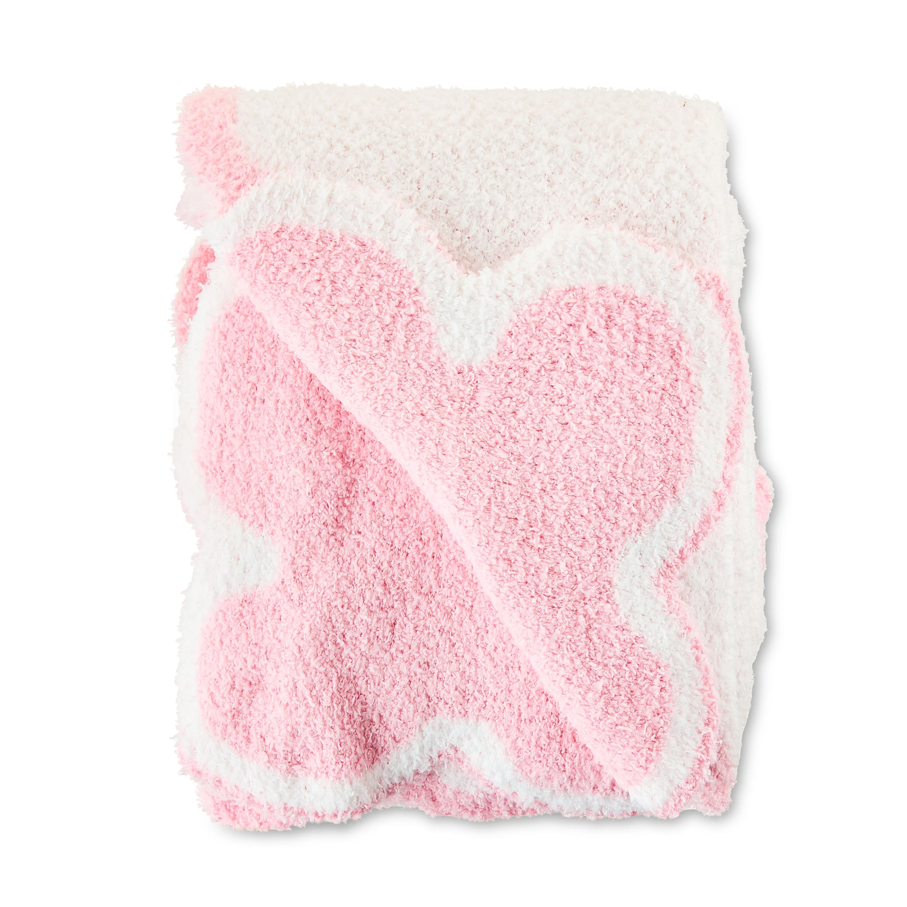 Parent's Choice Pink and White Scallop Baby Blanket for Comfort | Walmart (US)