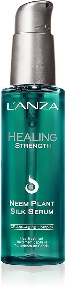 L'ANZA Healing Strength Neem Plant Silk Hair Serum, Neem Oil for Hair, Anti Frizz Damaged Hair Tr... | Amazon (US)
