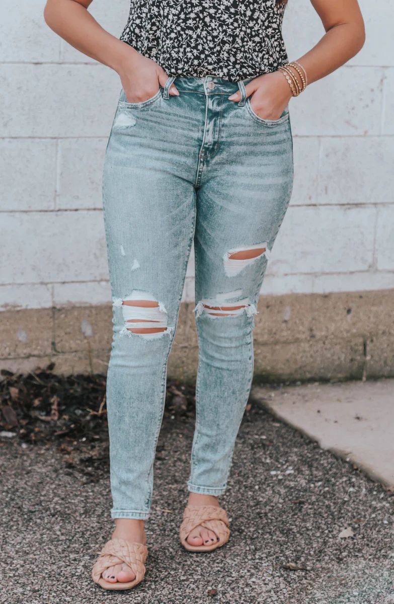 Only The Best High Rise Skinny Ankle Jean | Apricot Lane Boutique