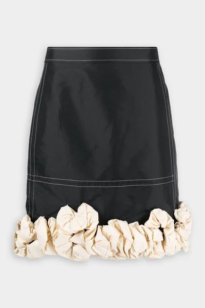 Embellished Mini Skirt in Black | Shop Olivia