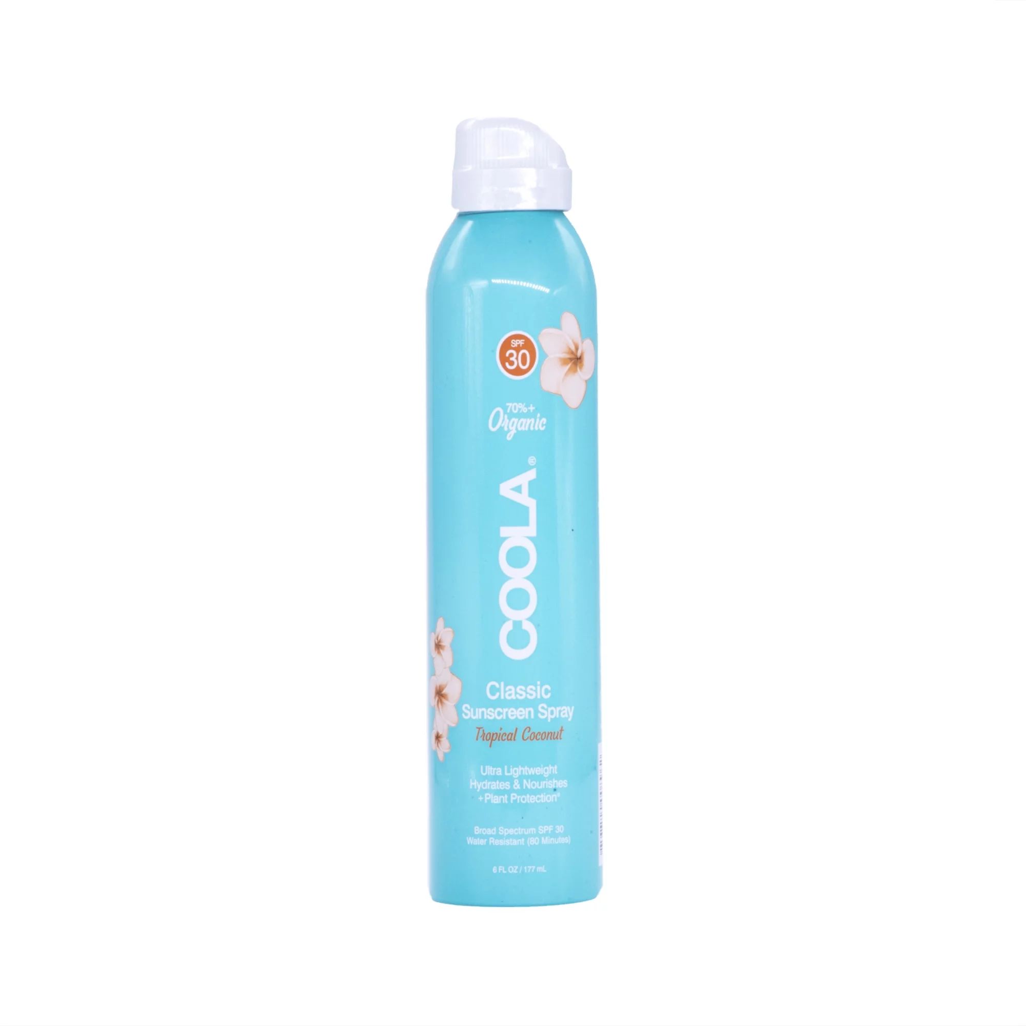 COOLA Classic Sunscreen Spray Tropical Coconut SPF 30 6 oz | Walmart (US)