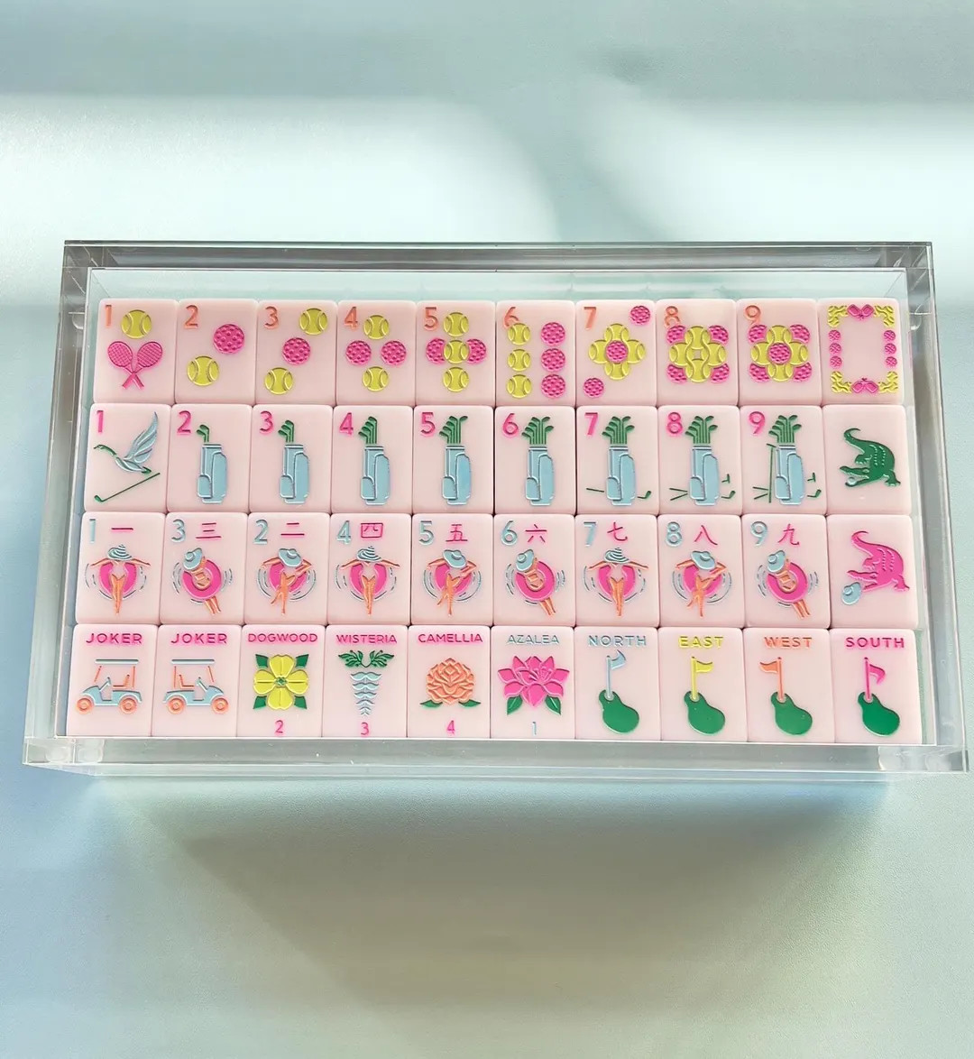 Mahjong Tile Set, Country Club Edition BACK IN STOCK! - Etsy | Etsy (US)