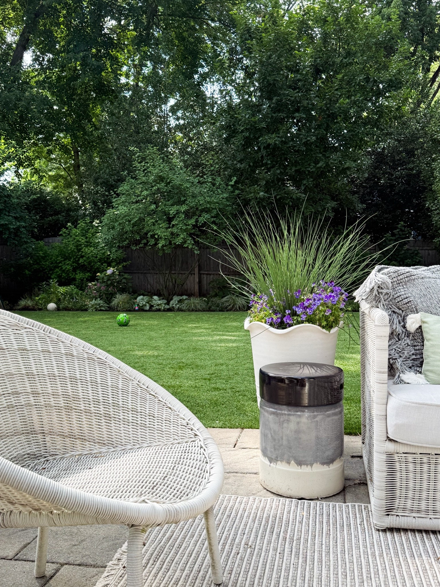 Affordable outdoor planters, outdoor rug and side tables! I like to use tables like these to add a pop of color to an outdoor space ☀️

#LTKSaleAlert #LTKdayinmylife #LTKHome