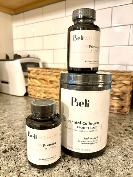 My favorite hair supplements! Beli prenatal multivitamin and collagen!  Use KH for 15% off!

#LTKfitness #LTKbaby #LTKbeauty