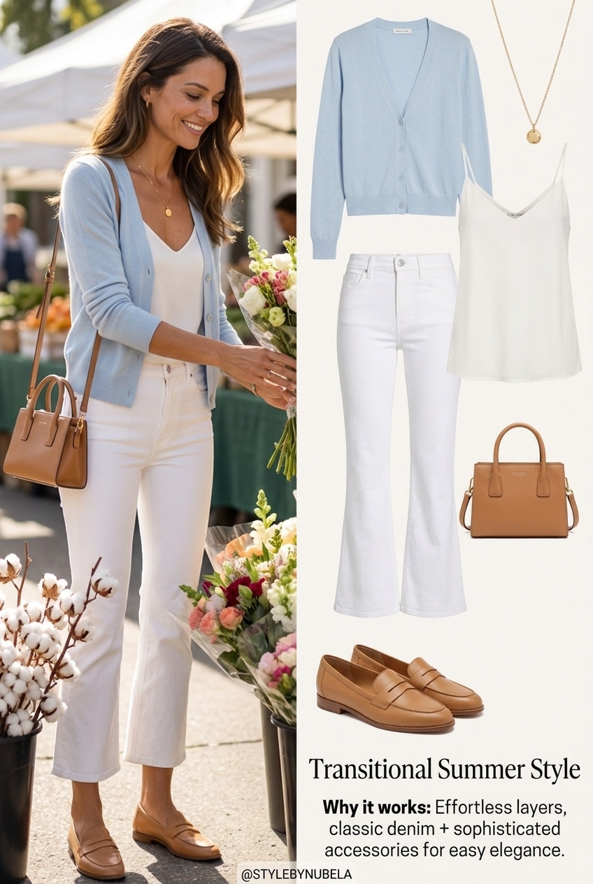 Casual White denim jeans Fall Outfit: Fall  Outfits Women, Teacher outfit, Summer/ Fall outfit style over 40, business casual outfits, Smart Casual Work outfits 

 #LTKSummer #LTKVacation 
#LTKPlusSize #LTKTall
#LTKPetite #LTKBump
#LTKmomlife #LTKOver40
#LTKMidsize #LTKvlog
#LTKgrwm #LTKootd
#LTKdayinmylife
#LTKSaleAlert 
#LTKSeasonal #LTKmomlife

Fall outfit, Winter outfit, Fall fashion, Winter style, Cozy style, Sweater weather, Neutral outfit, Everyday style, Casual chic, Layered outfit, Fall capsule wardrobe, Elevated basics, Knit sweater, Oversized cardigan, Leather jacket outfit, Trench coat outfit, Wide-leg jeans, Straight-leg denim, Faux leather leggings, Knee-high boots, Ankle boots, Loafers, Coffee run outfit, Date night outfit, Mom style, Affordable fashion, Amazon fashion, Walmart fashion, Target style, Quiet luxury, Old money aesthetic, Chic style, Timeless fashion, Classic wardrobe, Effortless style, Fall wardrobe, Winter wardrobe

#LTKStyle, #LTKFashion, #LTKFinds, #LTKSeasonal, #FallFashion, #WinterStyle, #FallOutfit, #WinterOutfit, #FallStyle, #CozyStyle, #SweaterWeather, #NeutralStyle, #CapsuleWardrobe, #EverydayStyle, #CasualChic, #LayeringSeason, #BootSeason, #DenimStyle, #EffortlessStyle, #FashionInspo, #OOTD, #StyleInspiration, #ChicStyle, #AffordableFashion, #AmazonFashion, #TargetStyle, #WalmartFashion, #FallWardrobe, #WinterWardrobe, #CozyVibes

#LTKTravel #LTKWorkwear #LTKxMadewell