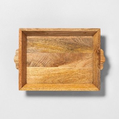 Carved Wood Tray - Hearth & Hand™ with Magnolia | Target