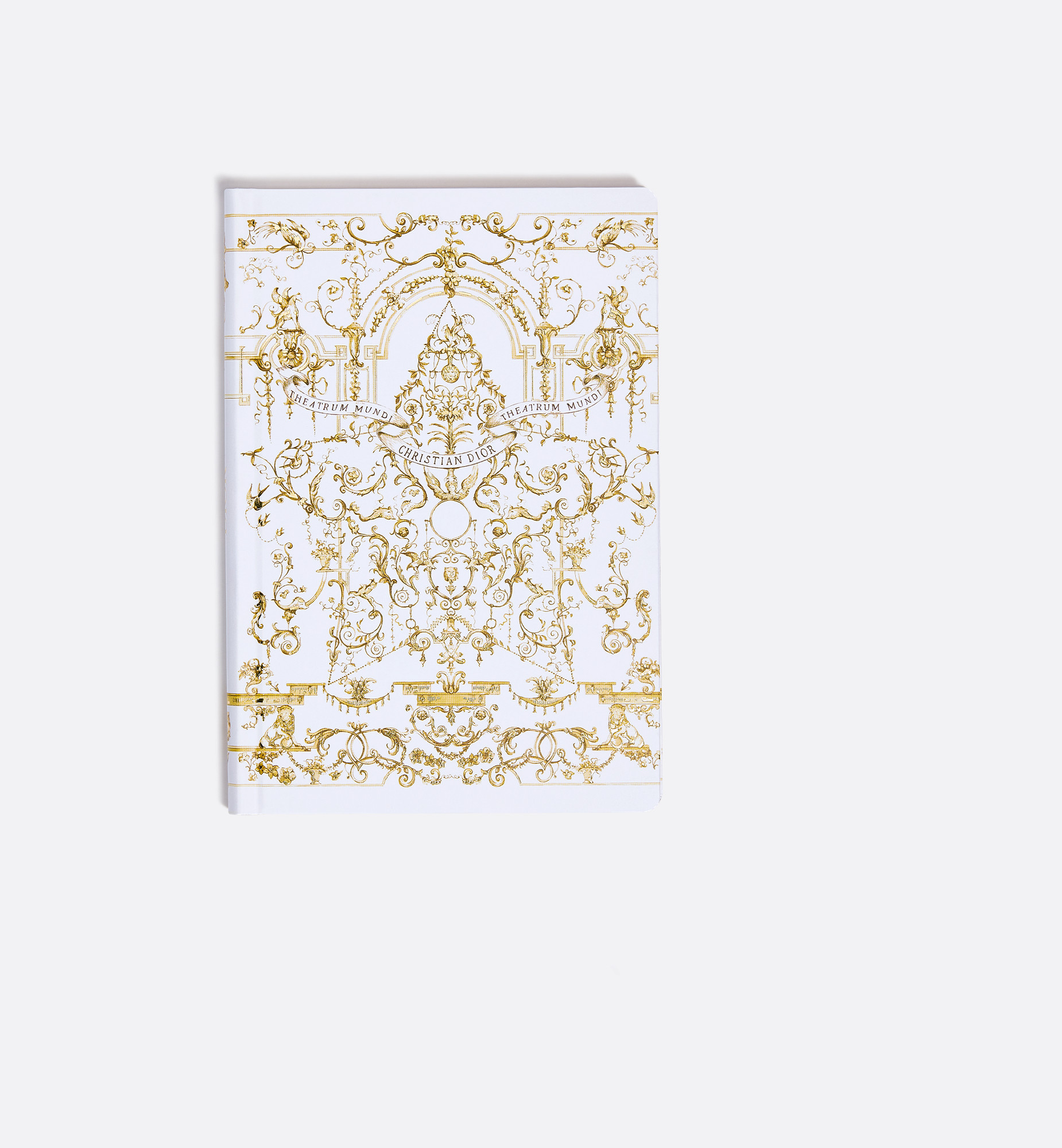 Notebook White Cover with Gold-Tone Dioresque Stella Motif | DIOR | Christian Dior Parfums UK
