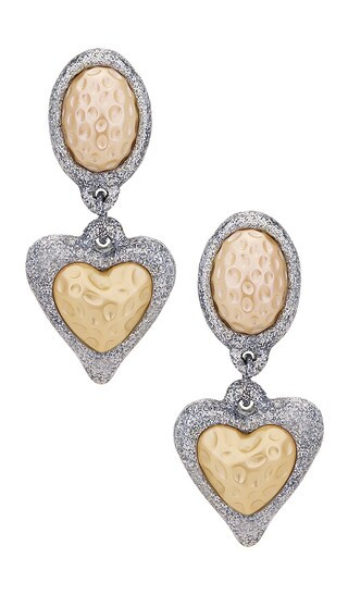 Night Fever Earrings in Glitter & Pearl | Revolve Clothing (Global)