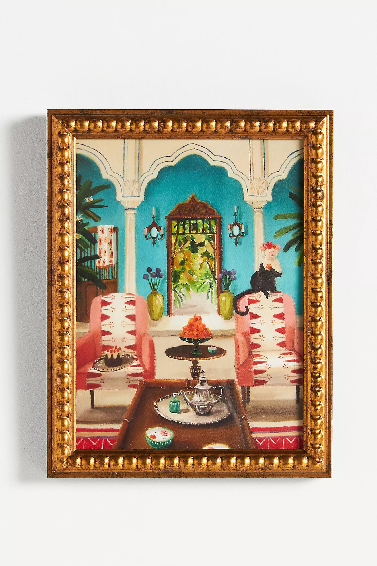Tea and the Monkey Wall Art | Anthropologie (US)
