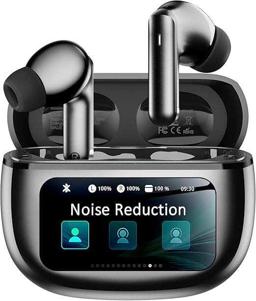 Wireless Earbuds, Ear Buds Active Noise Cancelling with Charging Case, 6.0 Bluetooth Earbuds with... | Amazon (US)