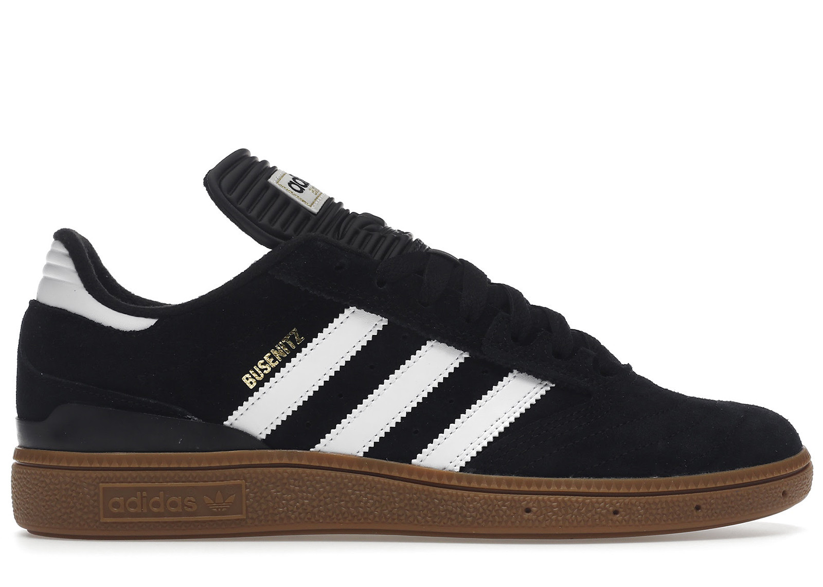 Men's Adidas Busenitz Pro Black White Gum Sneakers in Core Black/Cloud White/Gold Metallic | StockX