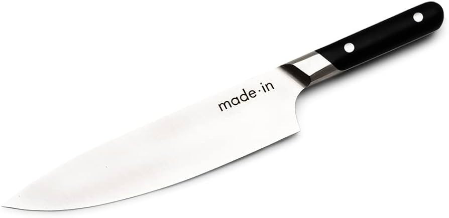 Made In Cookware - 8" Chef Knife France - Full Tang With Truffle Black Handle | Amazon (US)