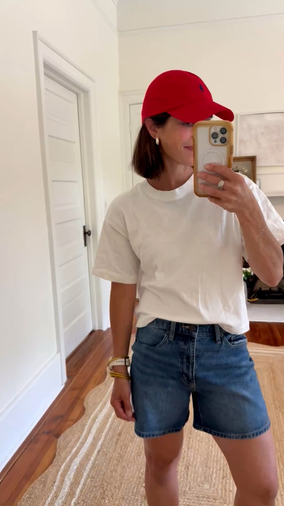 Small in top
4 in denim 

#LTKSeasonal #LTKgrwm #LTKdayinmylife