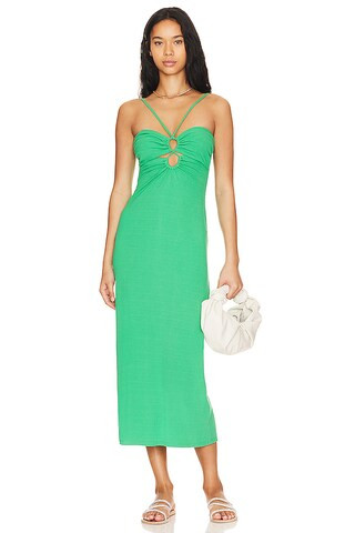 LSPACE Ellery Midi Dress in Monstera from Revolve.com | Revolve Clothing (Global)