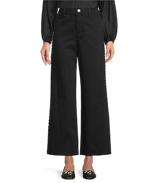 Bojang Denim Straight Leg Studded Pants | Dillard's