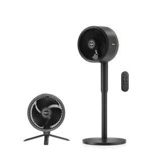 FlexBreeze 13in. Portable 5 Fan Speeds Pedestal Fan in Dark Grey with Up to 24 hours of Cordless Runtime | The Home Depot