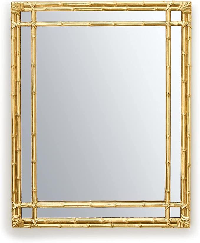 Two's Company Golden Bamboo Hanging/Standing Mirror | Amazon (US)