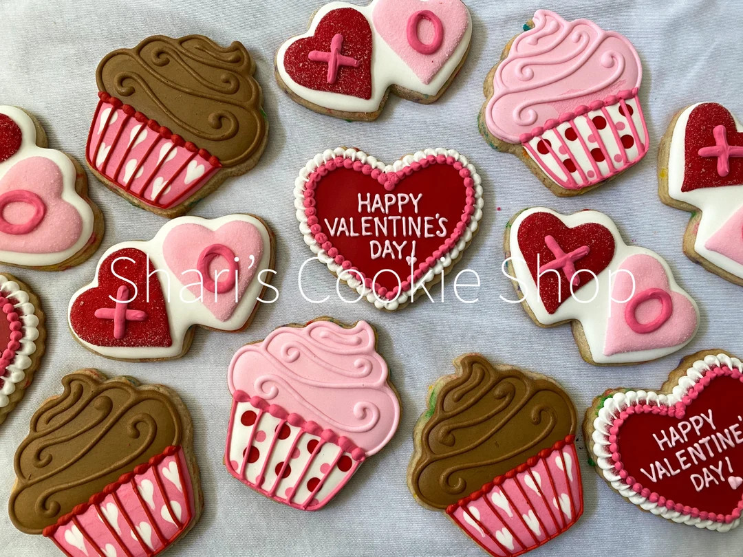 Valentine Sweets Sugar Cookies - Etsy | Etsy (US)
