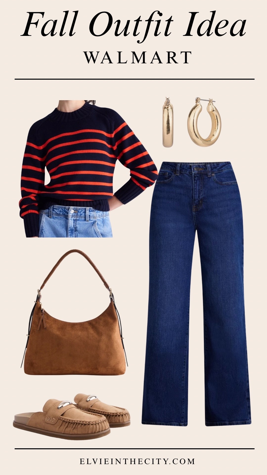 This fall outfit idea from Walmart includes a cropped mock neck sweater, wide leg jeans, gold-toned metal hooped earrings, slip on mules, and a brown shoulder bag. 


Walmart finds, over 50 style, midlife fashion, petite fashion,midlife women, affordable fashion, fashion over40

#LTKOver40 #LTKootd #LTKPetite