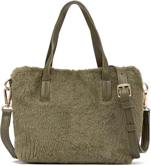 NEWBELLA Women's Plush Tote Bag - Cute Fuzzy Handbag with Soft Texture, Cozy Purse for Fall Winte... | Amazon (US)