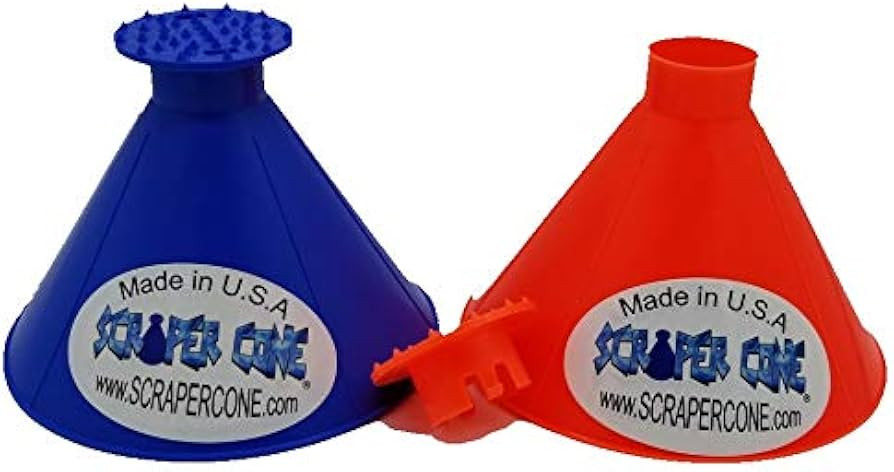 2 Pack of The SCRAPER CONE The Original Ice Scraper, Snow Removal Made in The USA Magical Frost R... | Amazon (US)