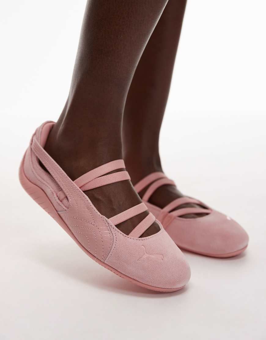 Puma Speedcat python ballet flats in pink | ASOS (Global)