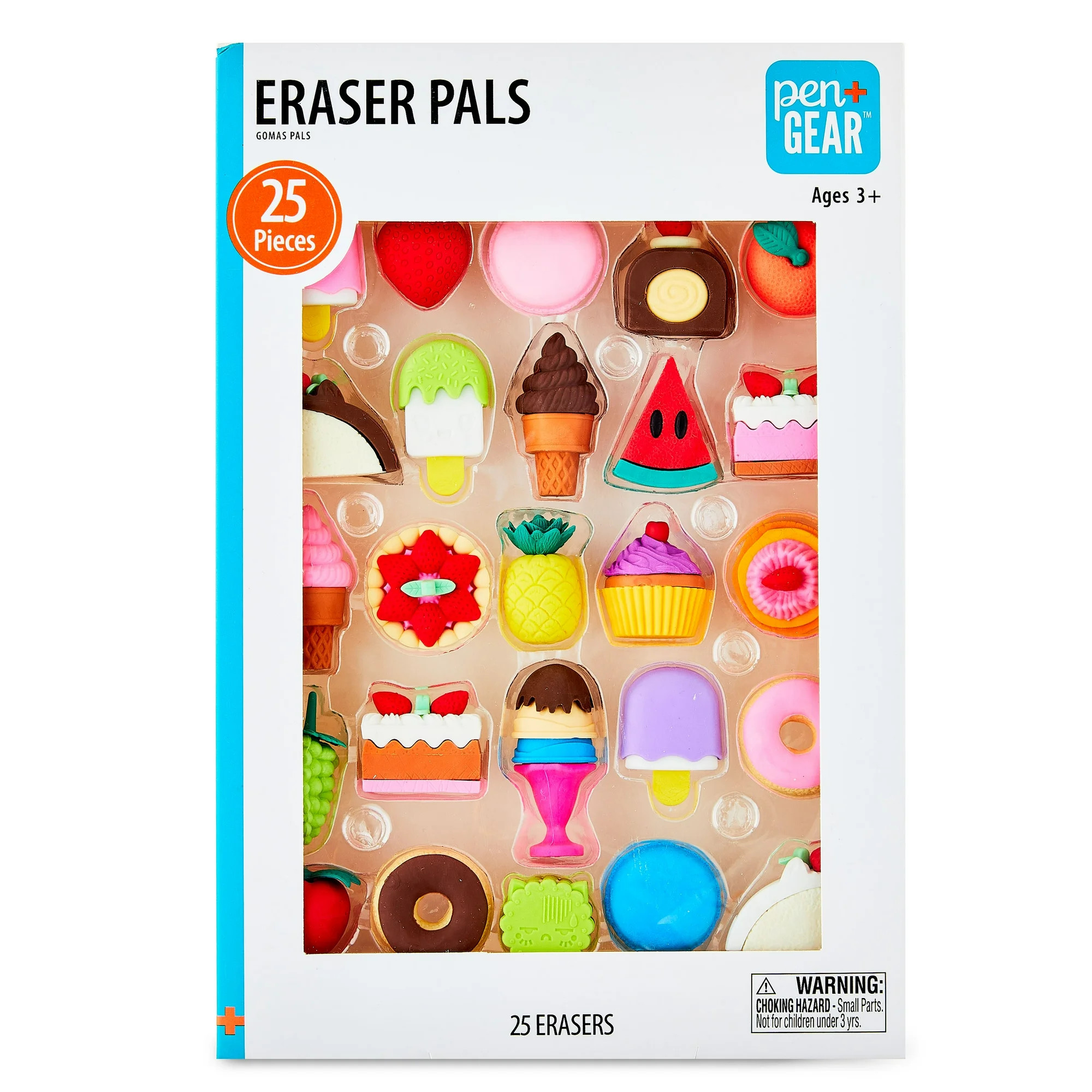 Pen+Gear Eraser Pals, Treats Theme, 25 Count | Walmart (US)