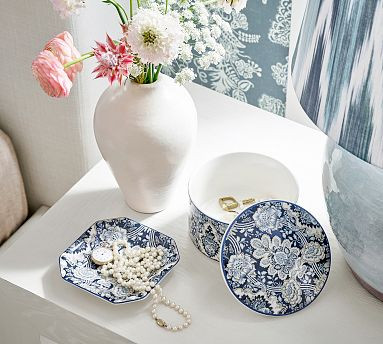 Kravet Arboretum Jewelry Box | Pottery Barn (US)