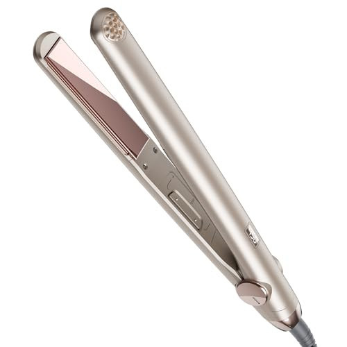 TYMO Flat Iron Hair Straightener - Titanium Hair Straighteners for Women, 1 Inch Professional Travel Flat Iron, Portable Straightener and Curlers with 10s Heat Up, 32 Temp, Dual Voltage & LED Display | Amazon (US)