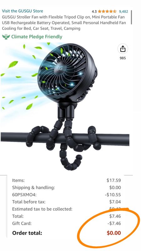 Best stroller fan!

use code ‘60P5XMO4’ at checkout for 60% off the deal price! #amazonprimeday #primedeals #baby #stroller #fan #strolleraccessories #amazonhome 

#LTKsalealert #LTKxPrimeDay #LTKbaby