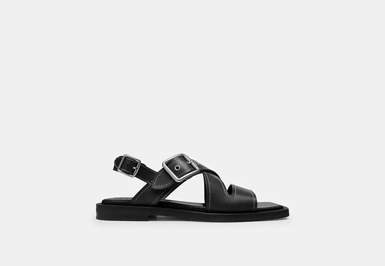 Archival Buckle Flat Sandal | Coach (US)